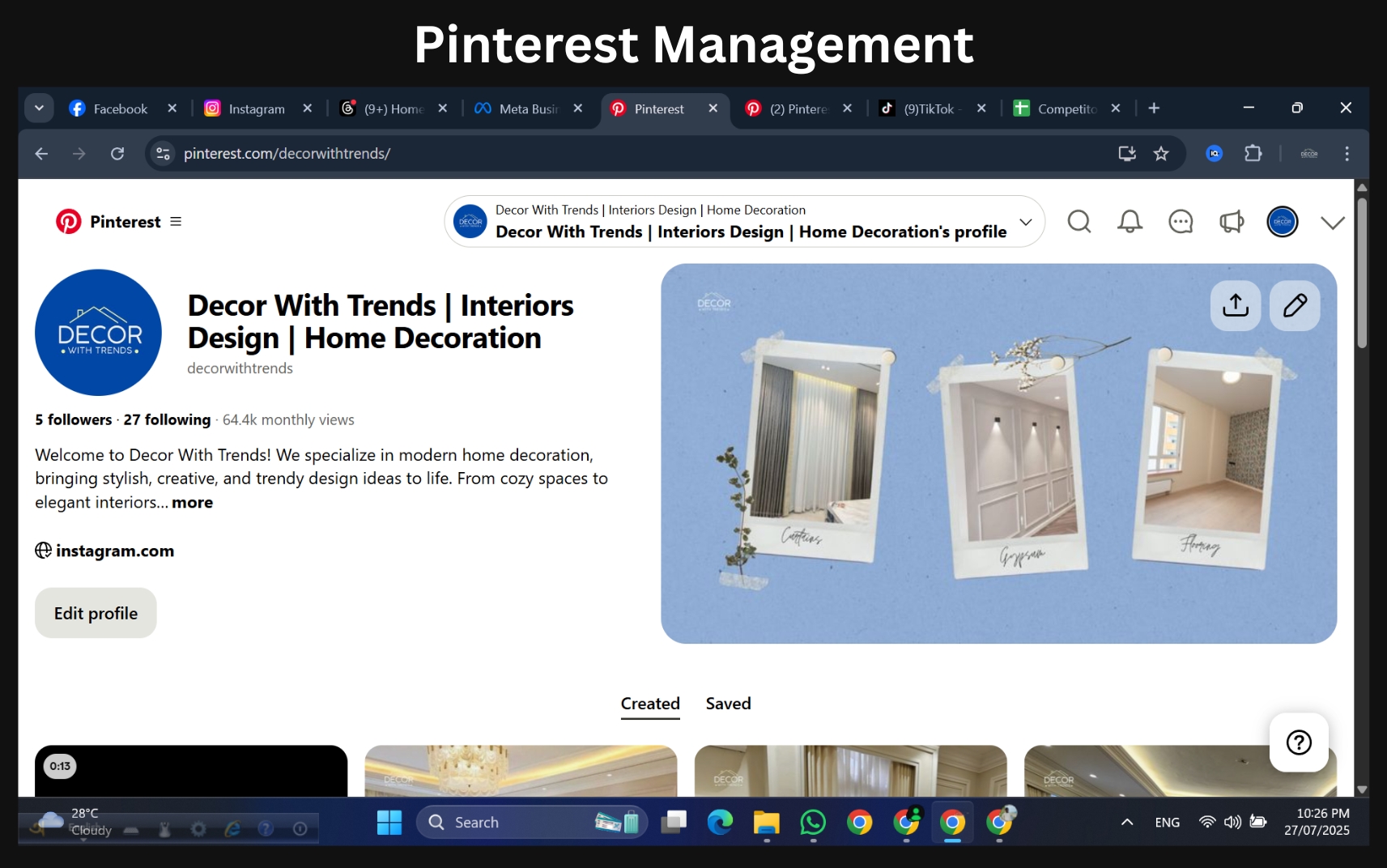Social Media Management